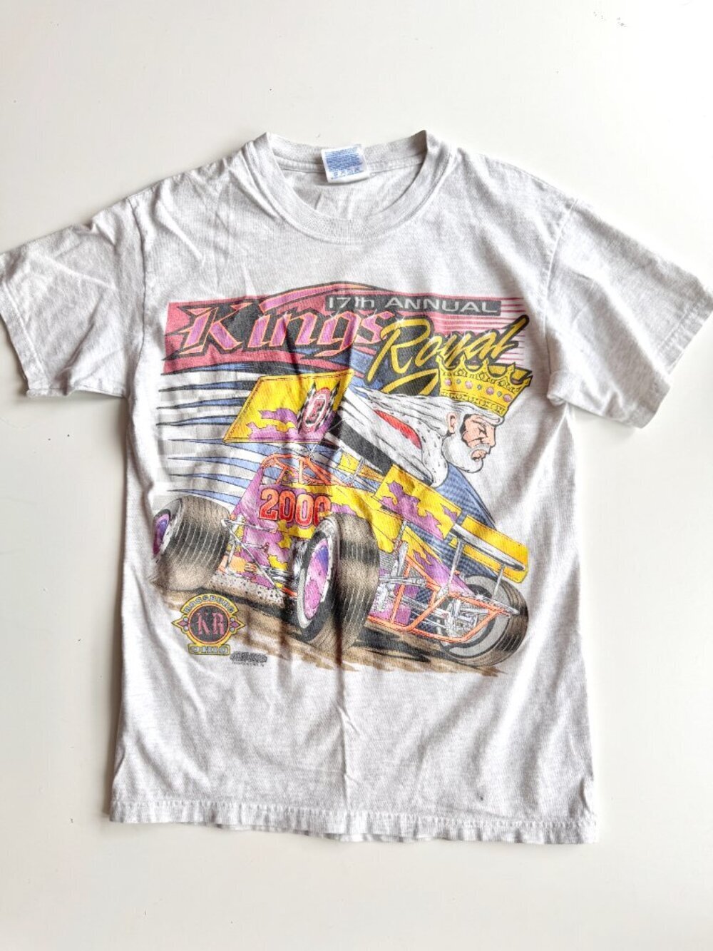 Vintage 2000 HANES 17th Annual King's Royal Racing Cotton Jersey T-Shirt, Size S